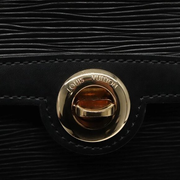 LOUIS VUITTON Epi Pochette Arche Shoulder Bag Black Noir M52572 LV Auth KD014 - Picture 9 of 16